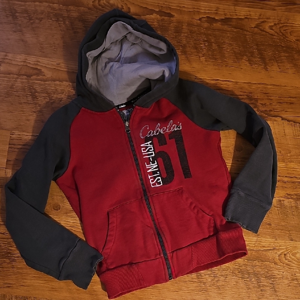EUC CABELA'S Kids Zip Up Hoodie. Excellent Condition